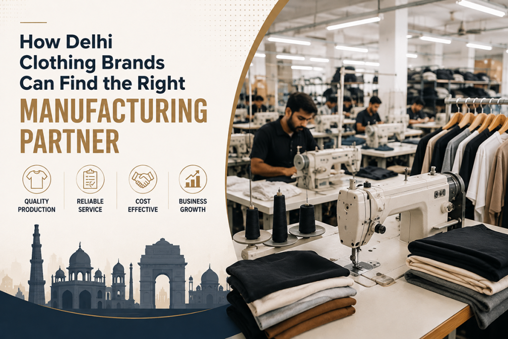 How Delhi Clothing Brands Can Find the Right Manufacturing Partner