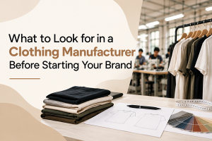 What to Look for in a Clothing Manufacturer Before Starting Your Brand