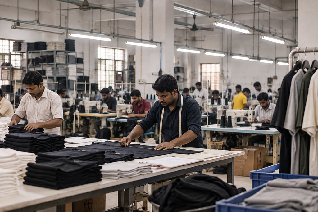Large-Scale Apparel Production in India